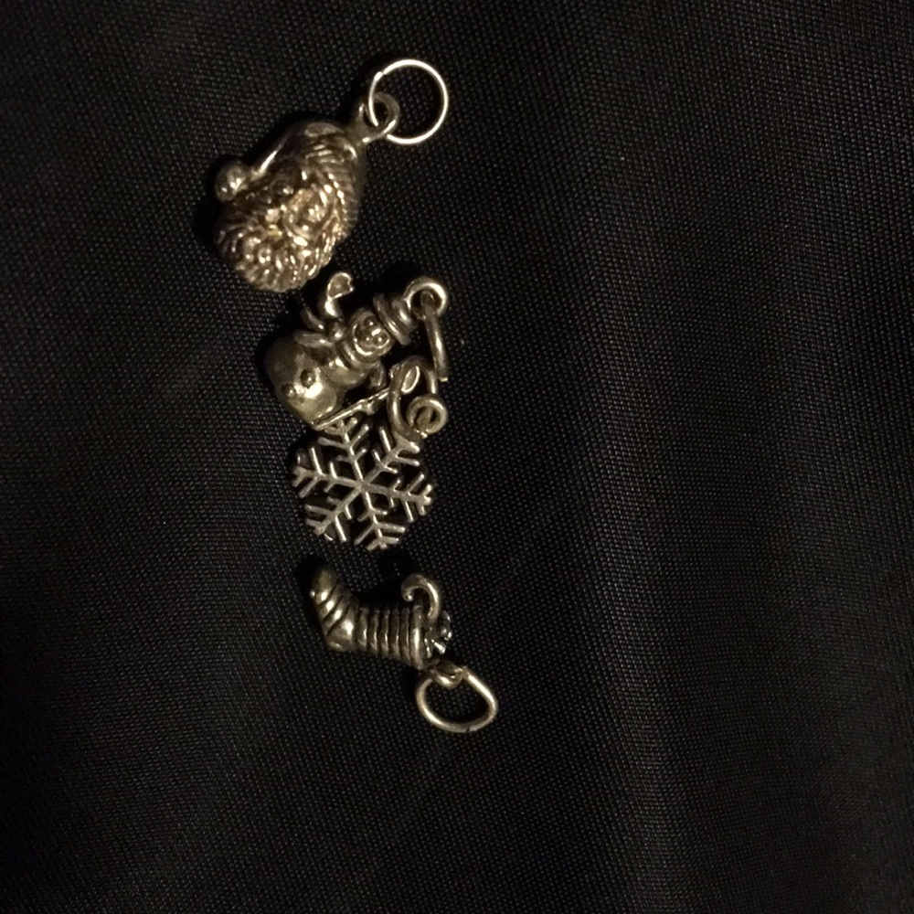.925 Winter/Christmas Charm Bracelet Charms -4